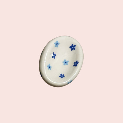 Worry stone fleurs