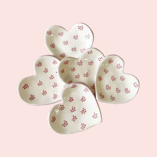 Coupelle à bagues coeur